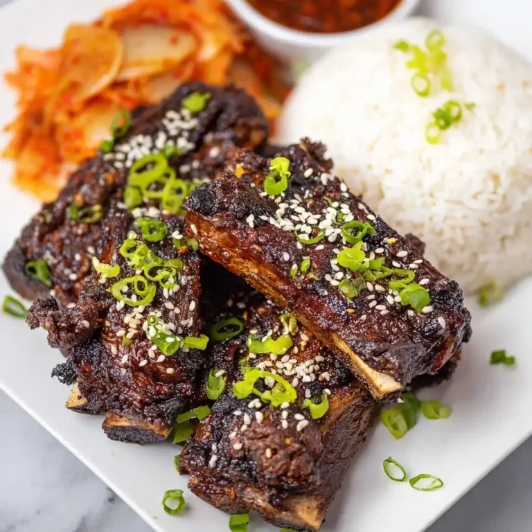 Baked Korean BBQ Short Ribs