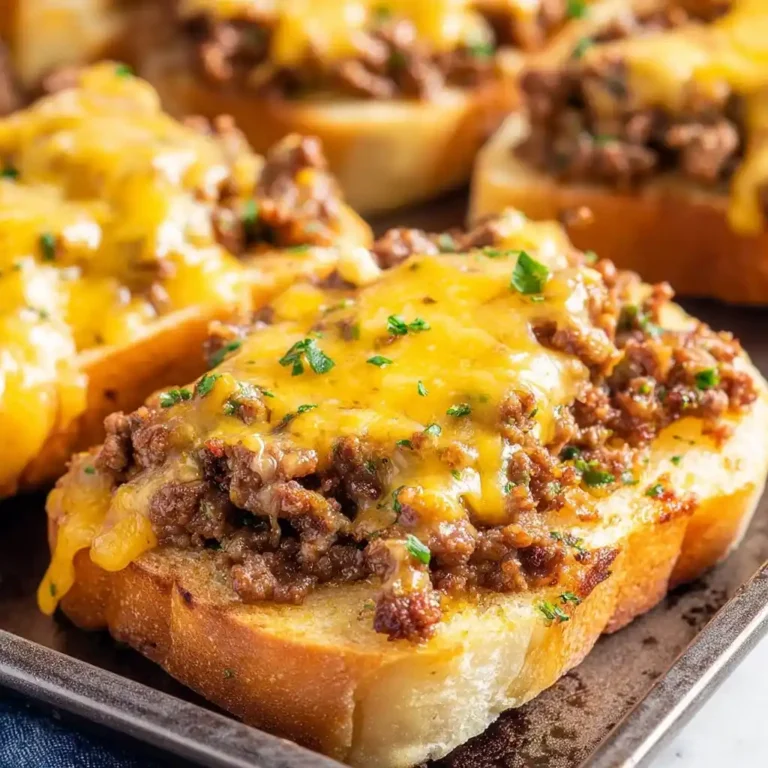 Cheeseburger Texas Toast