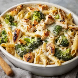 Chicken Alfredo Bake with Broccoli Bliss