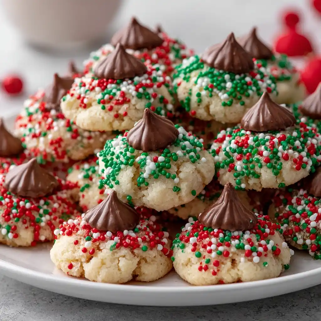 Christmas Kiss Cookies