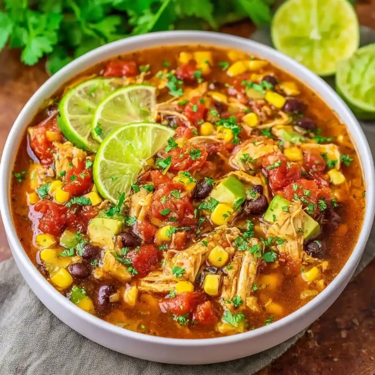 Crock Pot Chicken Enchilada Soup