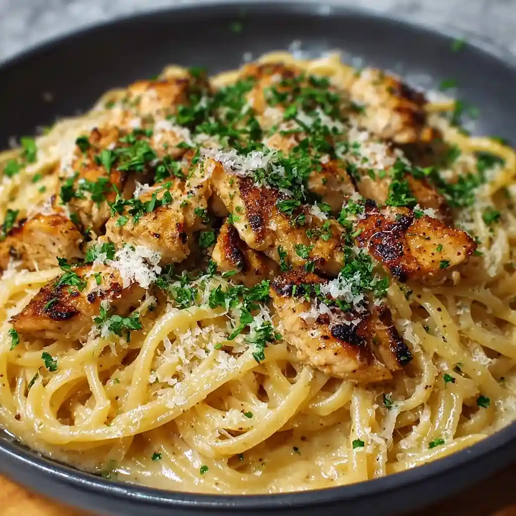 Easy Parmesan Chicken Pasta