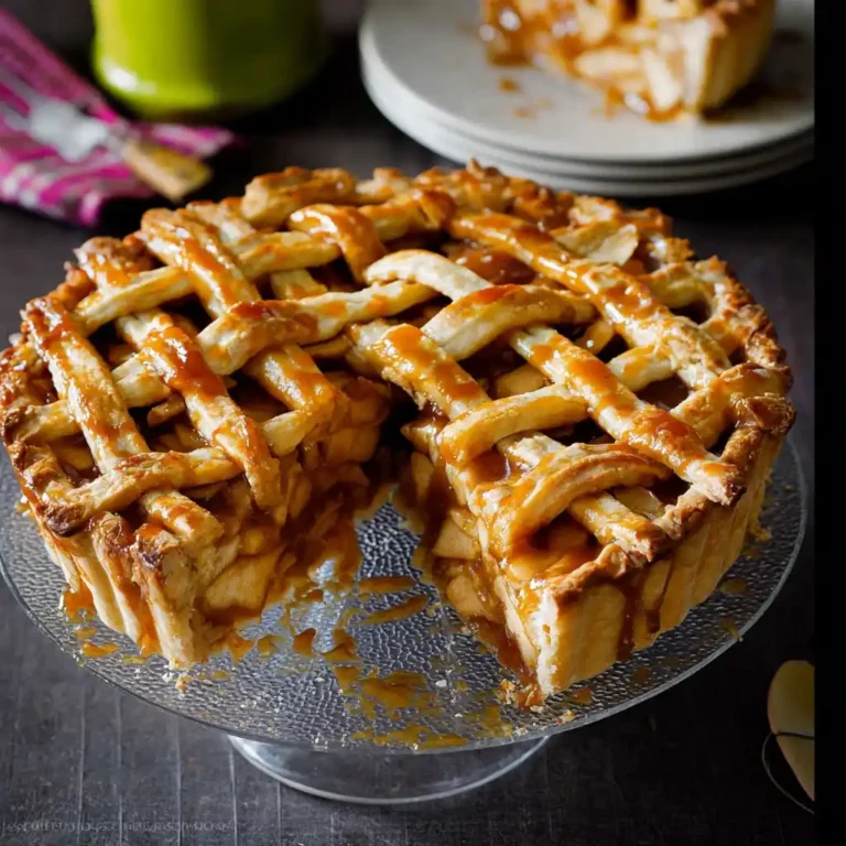 Easy Salted Caramel Apple Tart Recipe