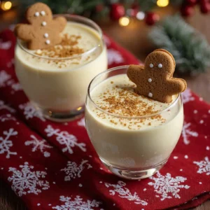 Eggnog Panna Cotta