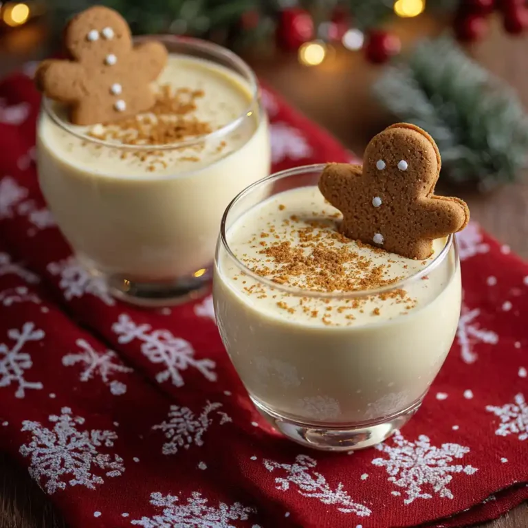 Eggnog Panna Cotta