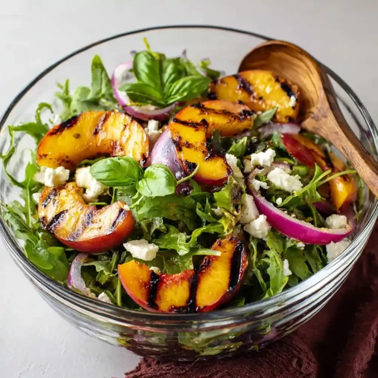 Grilled Peach Salad