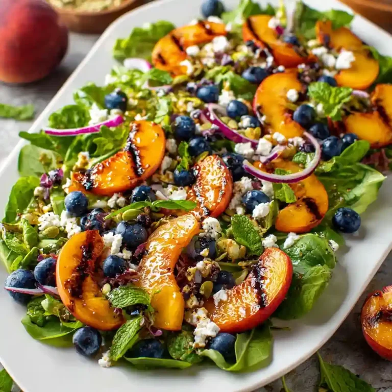 Grilled Peach Salad