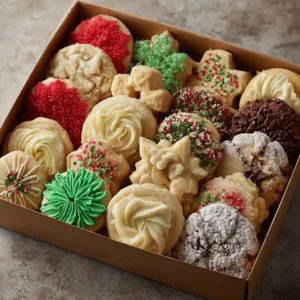 Holiday Butter Cookie Box