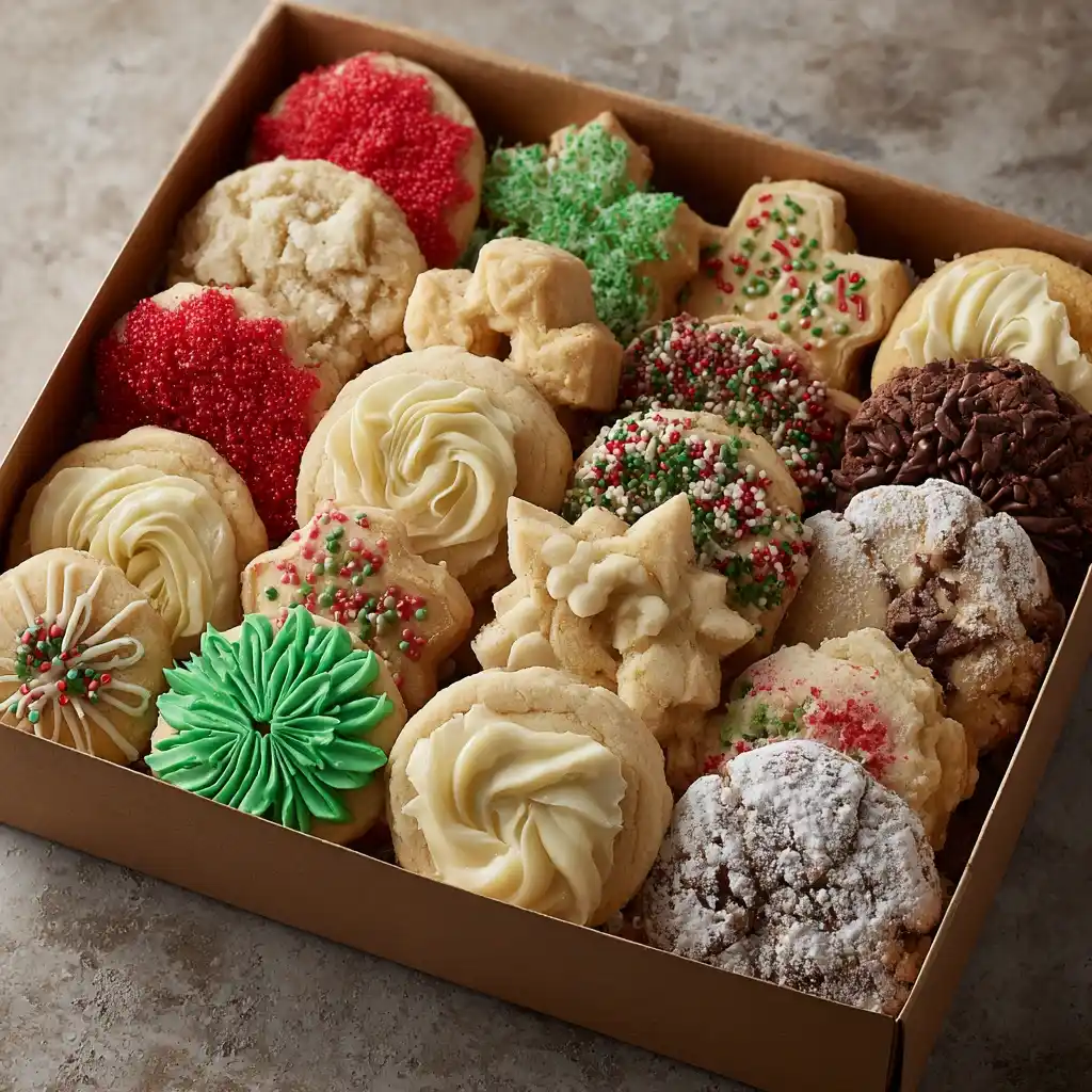 Holiday Butter Cookie Box