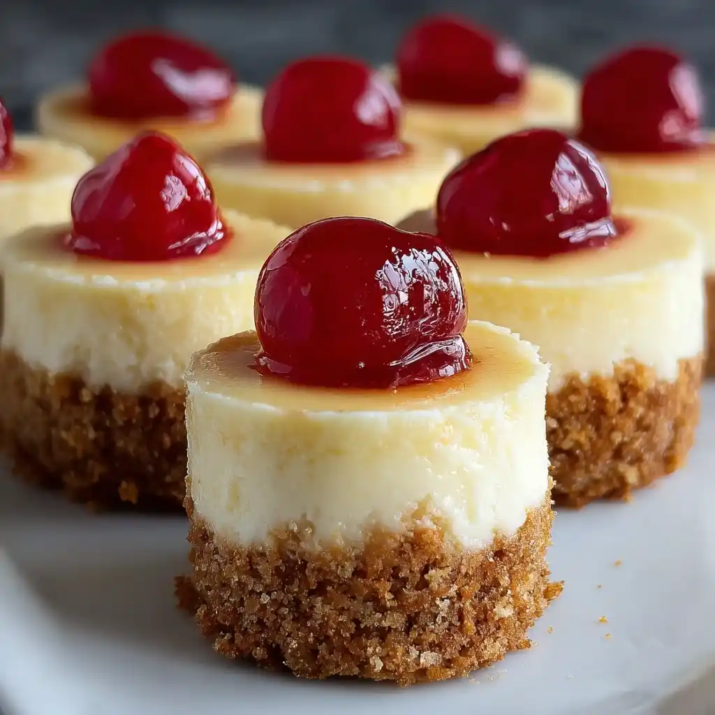 Mini Cheesecakes with Vanilla Wafer Crust