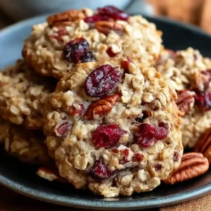 Oatmeal Cranberry Pecan Cookies
