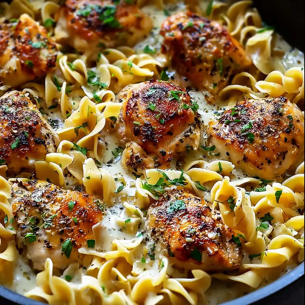 One Pan Chicken & Noodles