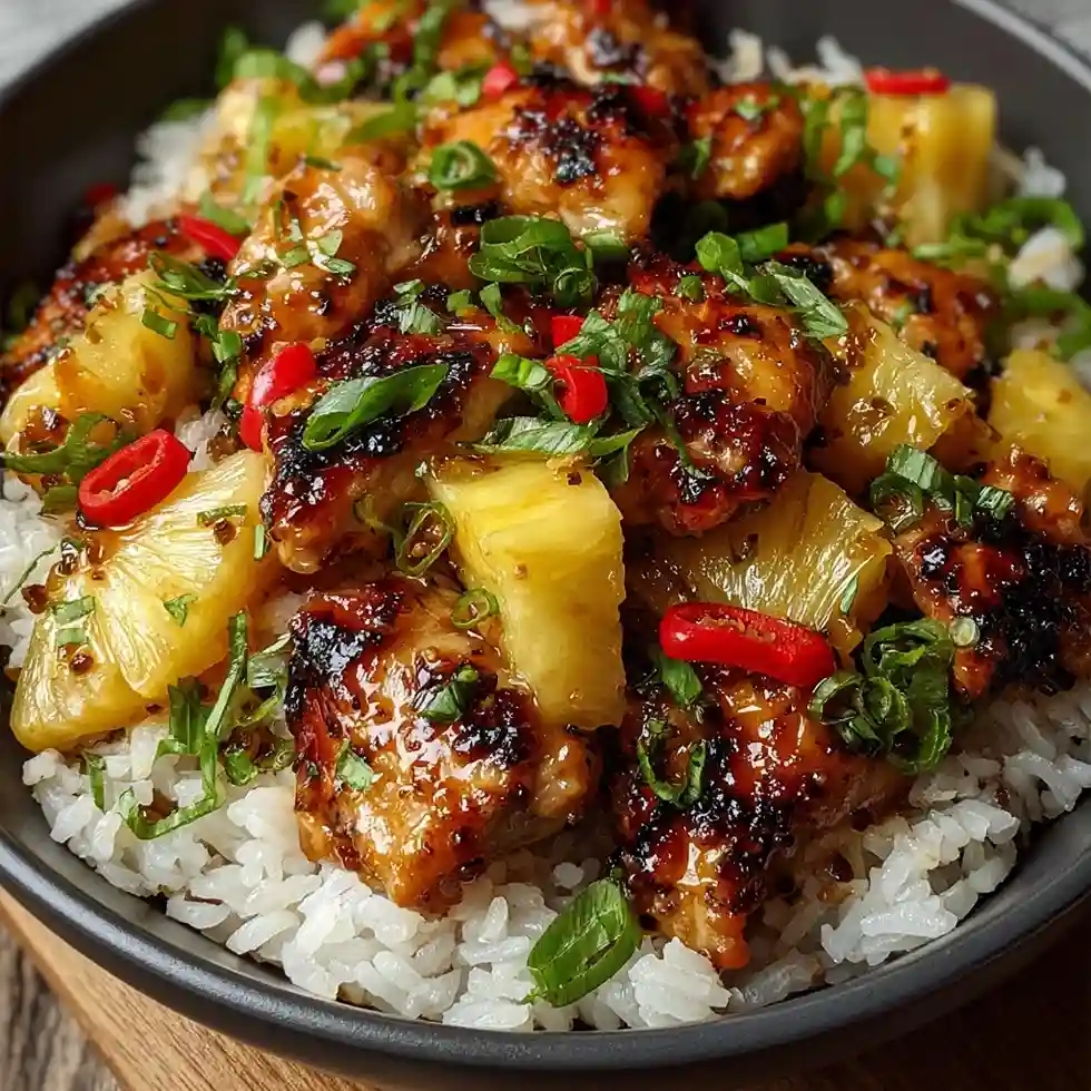 Pineapple Chicken and Rice