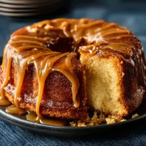 Salted Caramel Kentucky Butter Cake
