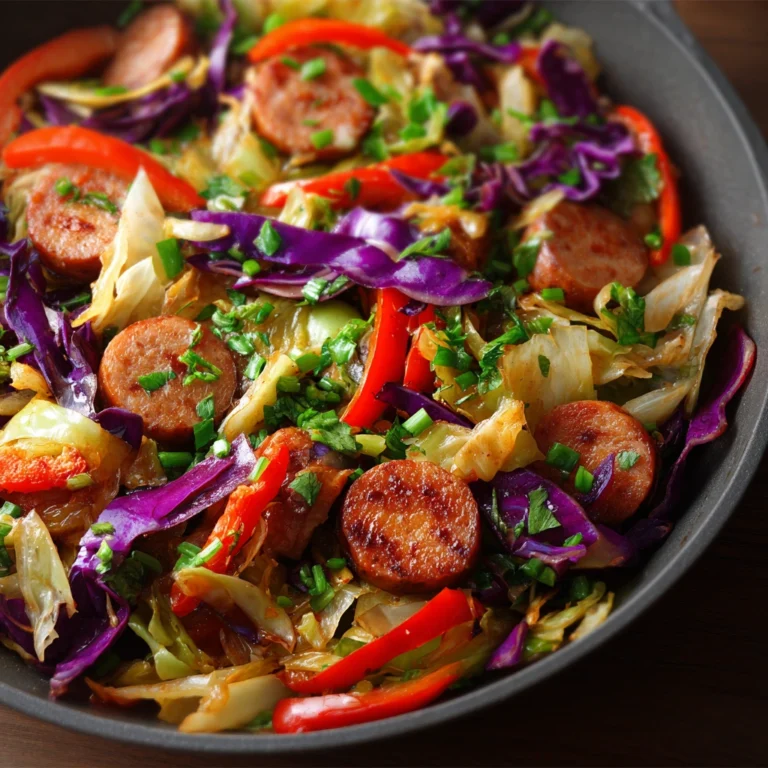 Sausage and Cabbage Stir Fry