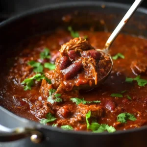 Shredded Beef Chili Con Carne