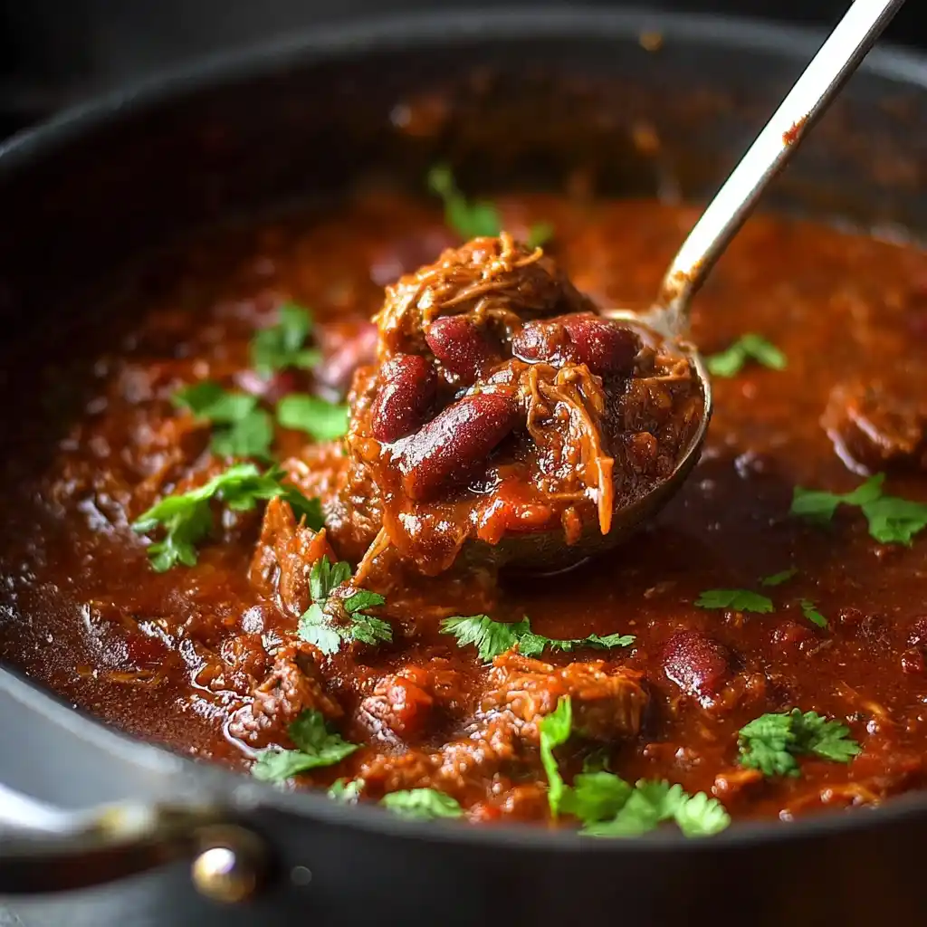 Shredded Beef Chili Con Carne Recipe