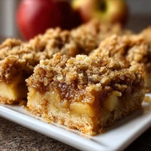Apple Crisp Bars