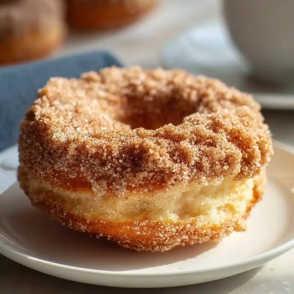 Baked Apple Crumb Donuts