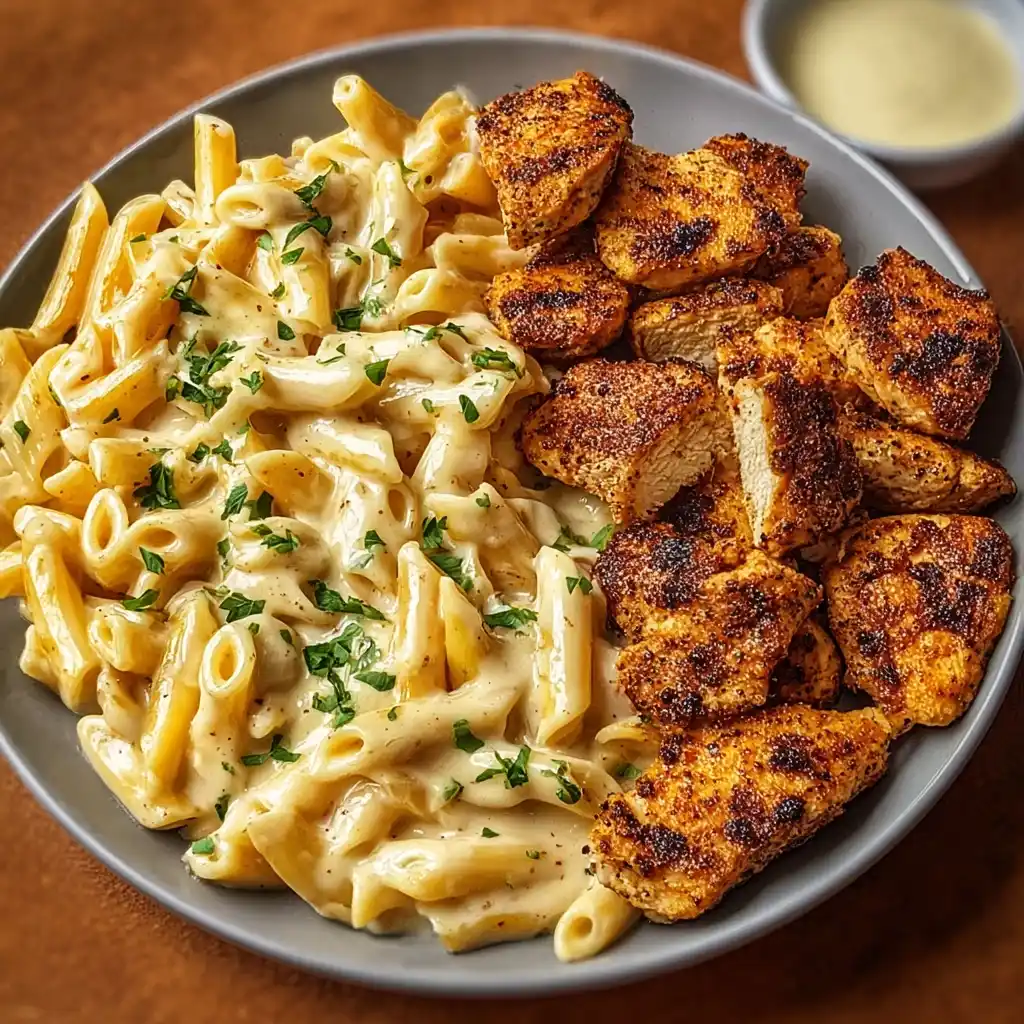 Cajun Chicken Bites Recipe Easy Cheesy Penne Parmesan Sauce Best Cajun Chicken For Dinner Homemade Cajun Chicken Bites Ide...