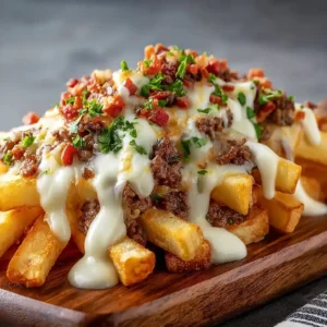 Cheeseburger French Fry Bake
