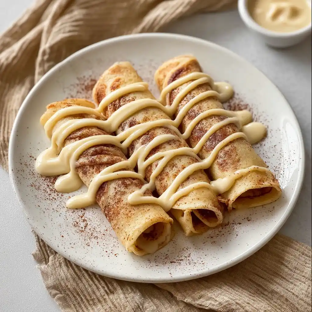 High Protein Cinnamon Roll Crepes Recipe Best Cinnamon Roll Protein Crepes Gluten-free High Protein Cinnamon Crepes Low Ca...