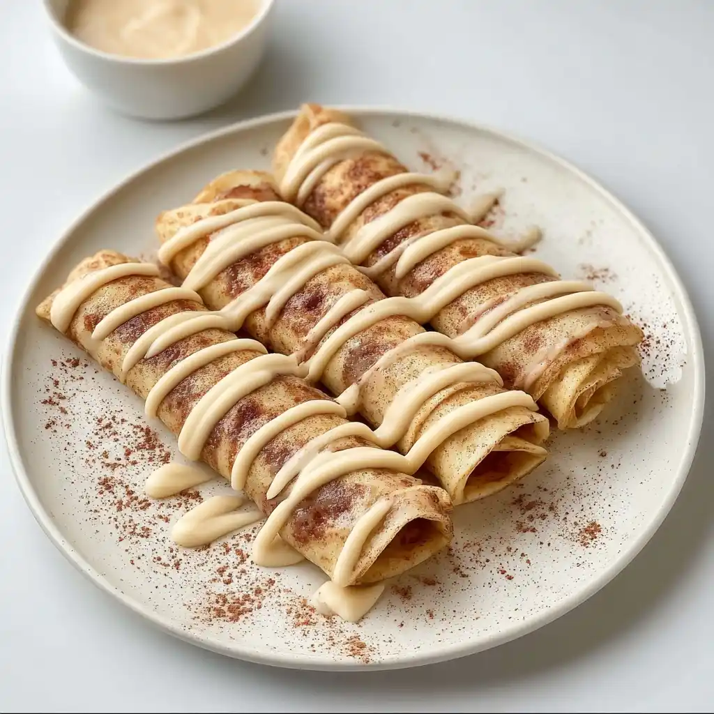 High Protein Cinnamon Roll Crepes Recipe Best Cinnamon Roll Protein Crepes Gluten-free High Protein Cinnamon Crepes Low Ca...
