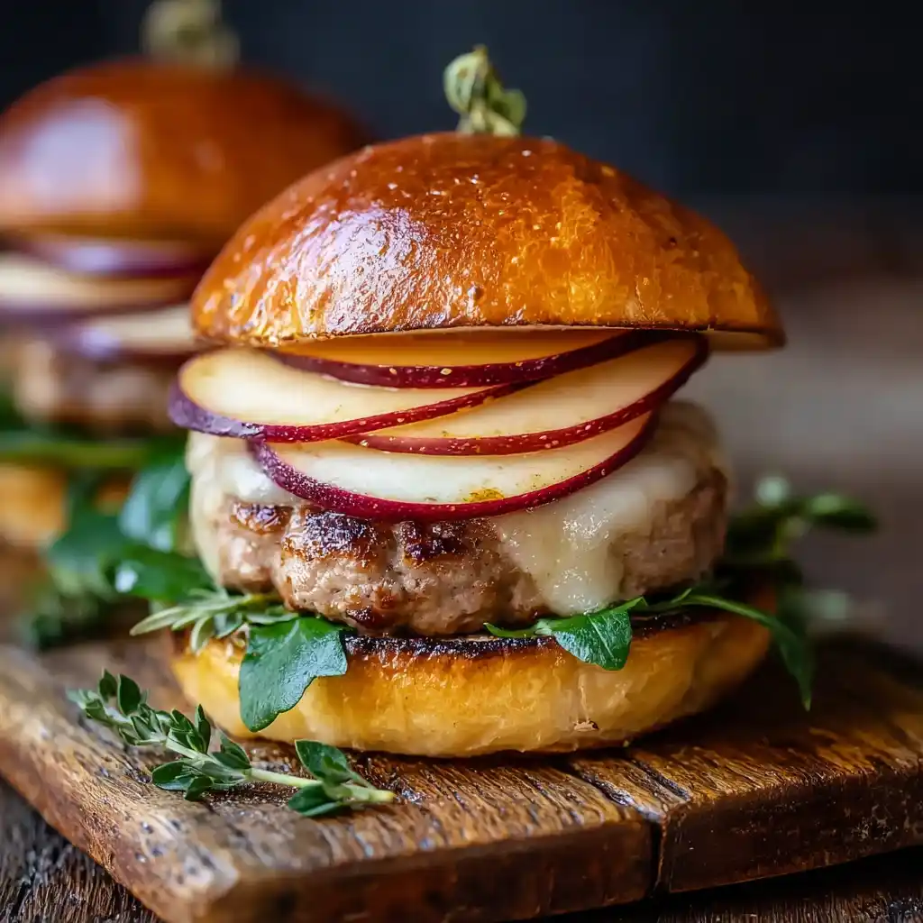 Harvest Apple Cider Beef Burger Sliders
