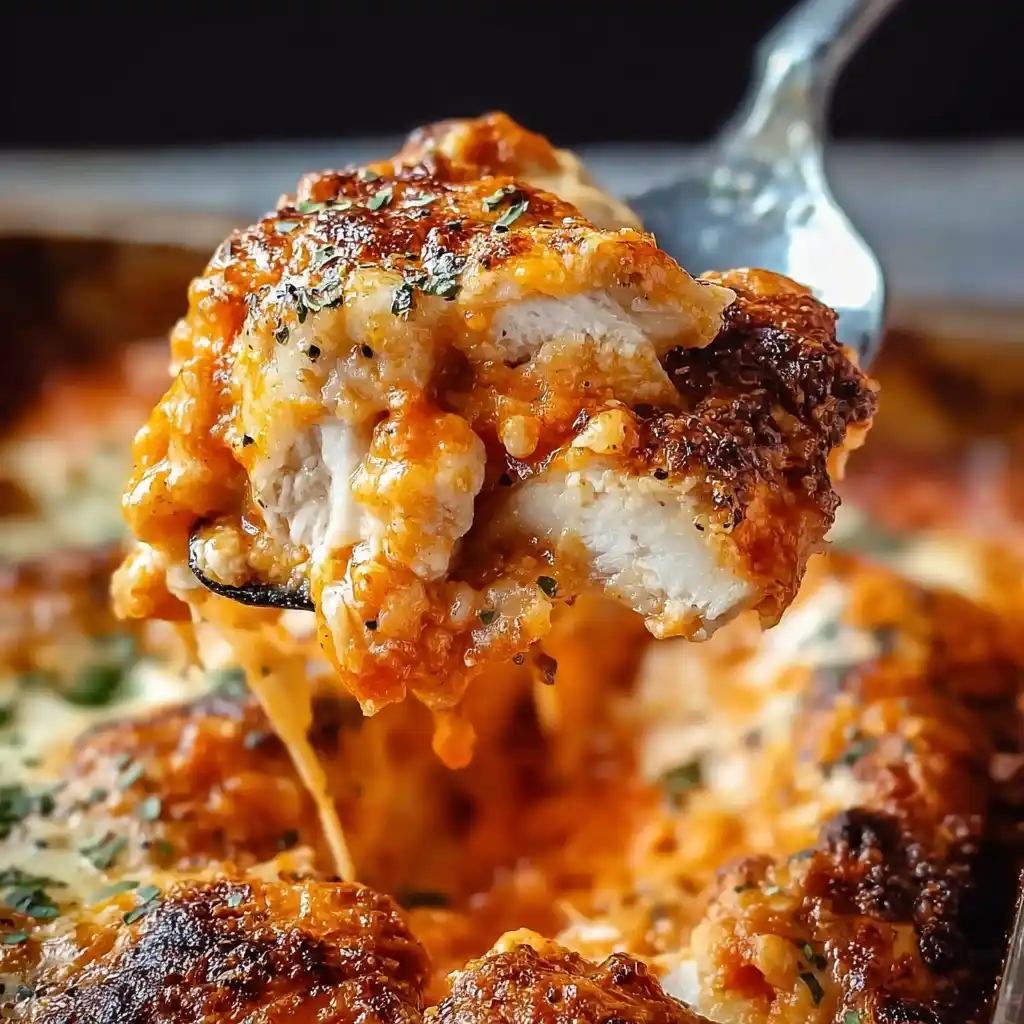 Keto Chicken Parmesan Casserole