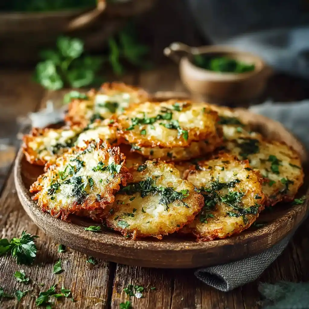 Mediterranean Spinach and Feta Cheese Crisps