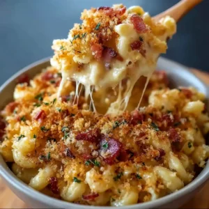 Oktoberfest Bacon Beer Mac and Cheese