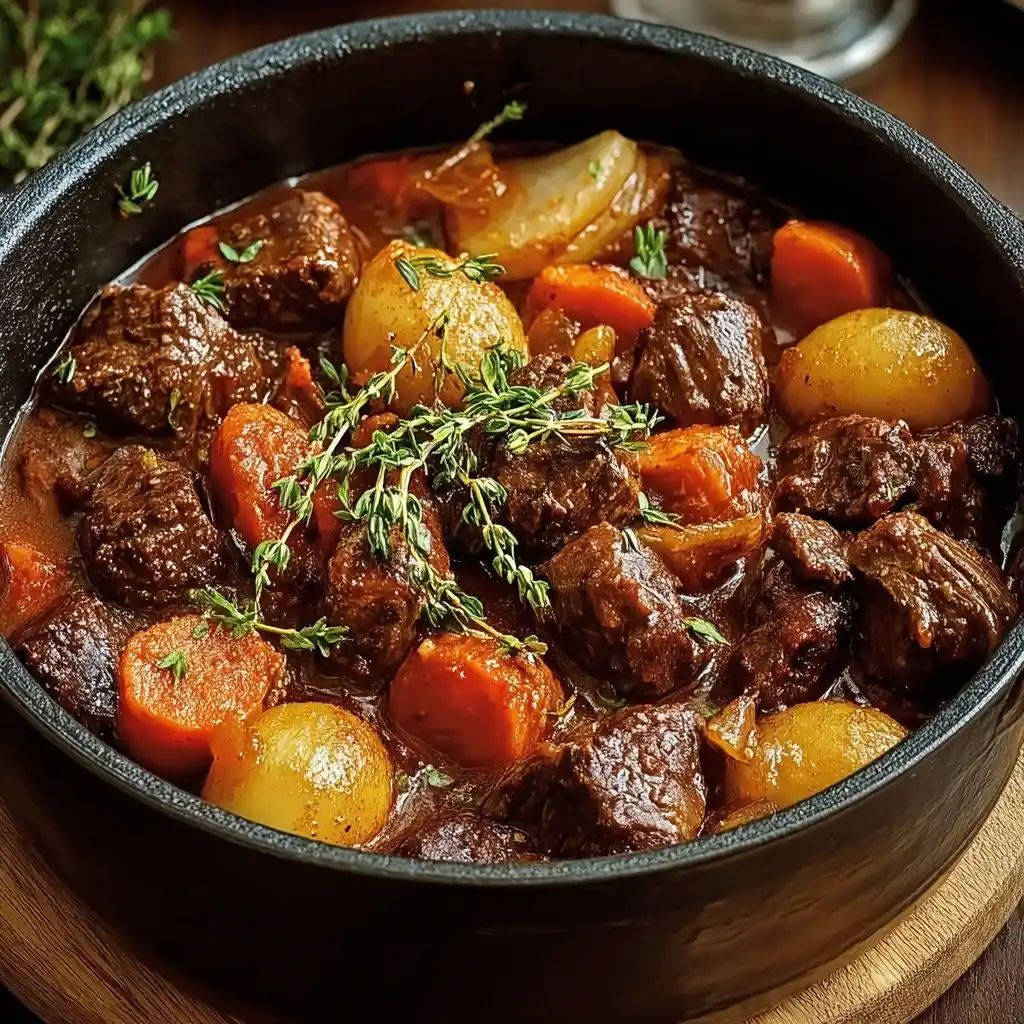 Slow-baked Tuscan Beef Casserole Recipe Tuscan Beef Casserole With Vegetables Rustic Vegetable And Beef Casserole Slow-coo...