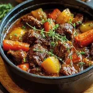 Slow-baked Tuscan Beef Casserole Recipe Tuscan Beef Casserole With Vegetables Rustic Vegetable And Beef Casserole Slow-coo...