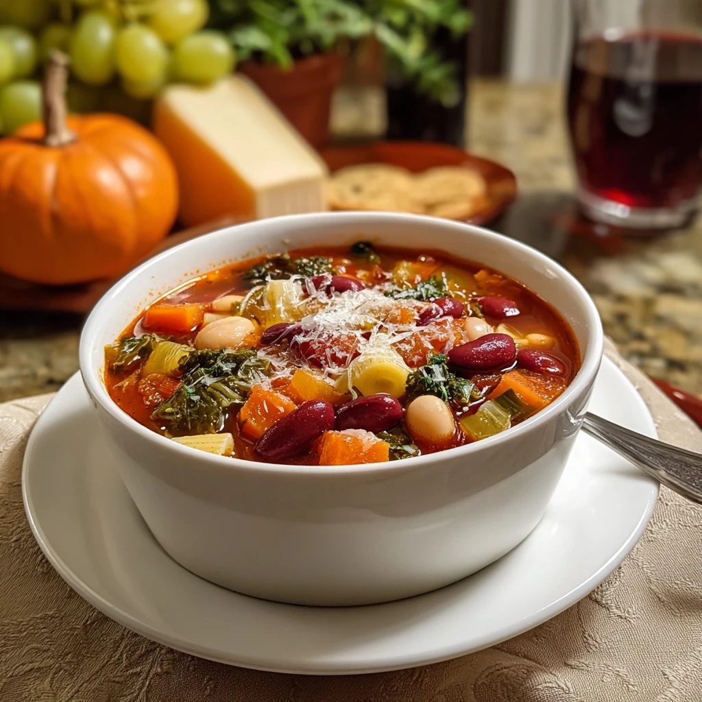 Autumn Harvest Minestrone Recipe Best Vegetables For Autumn Minestrone Healthy Autumn Minestrone Soup Easy Autumn Harvest ...
