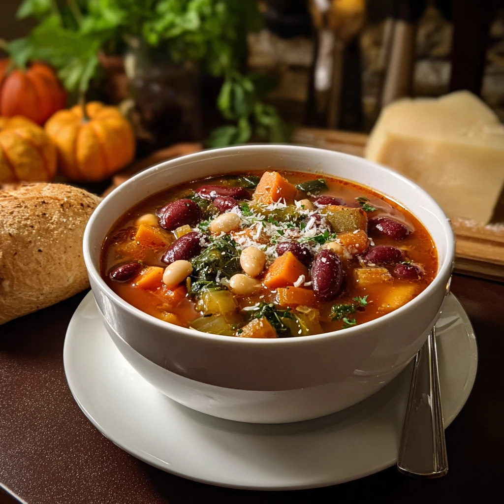 Autumn Harvest Minestrone Recipe Best Vegetables For Autumn Minestrone Healthy Autumn Minestrone Soup Easy Autumn Harvest ...