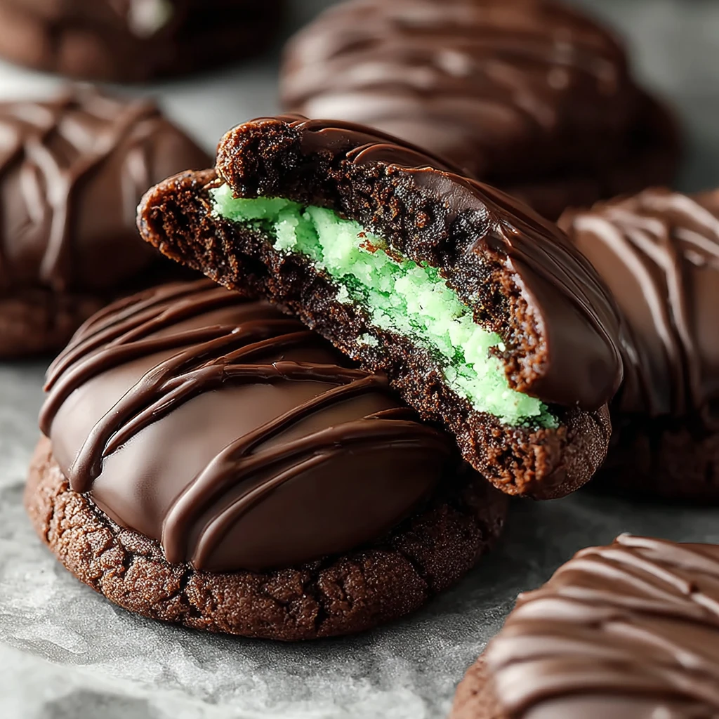 Chocolate Mint Cookies Recipe Easy Best Chocolate Mint Cookies Online Buy Homemade Chocolate Mint Cookies Chocolate Mint C...