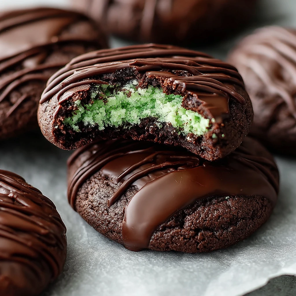 Chocolate Mint Cookies Recipe Easy Best Chocolate Mint Cookies Online Buy Homemade Chocolate Mint Cookies Chocolate Mint C...