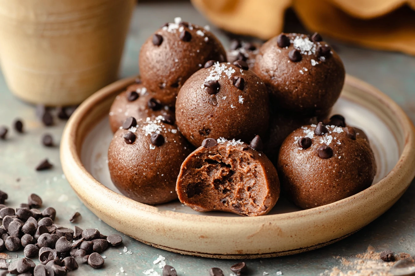 Chocolate Protein Brownie Bites Recipe Nut-free Protein Brownies Healthy Chocolate Protein Snacks Allergen-free Brownie Bi...