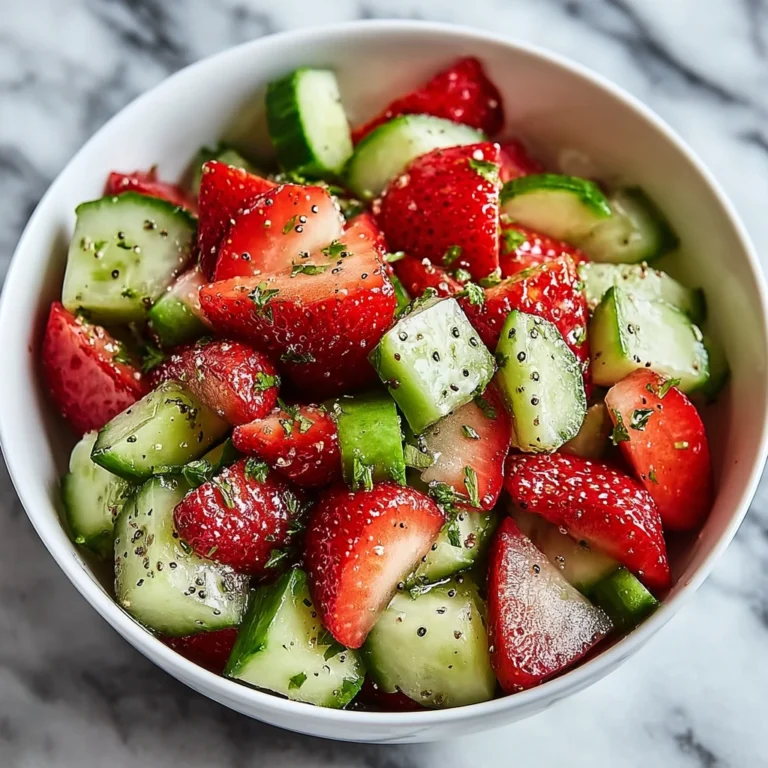 Cucumber Strawberry Salad Recipe Healthy Cucumber Strawberry Salad Best Cucumber Strawberry Salad Dressing Cucumber And St...