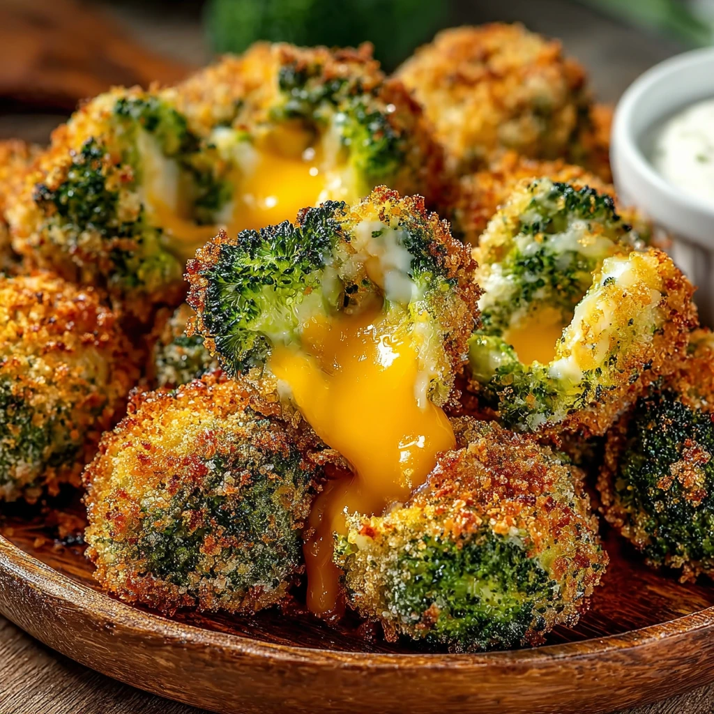 Easy Air Fryer Broccoli Cheddar Poppers Recipe Best Cheese For Broccoli Cheddar Poppers Gluten-free Air Fryer Broccoli Che...