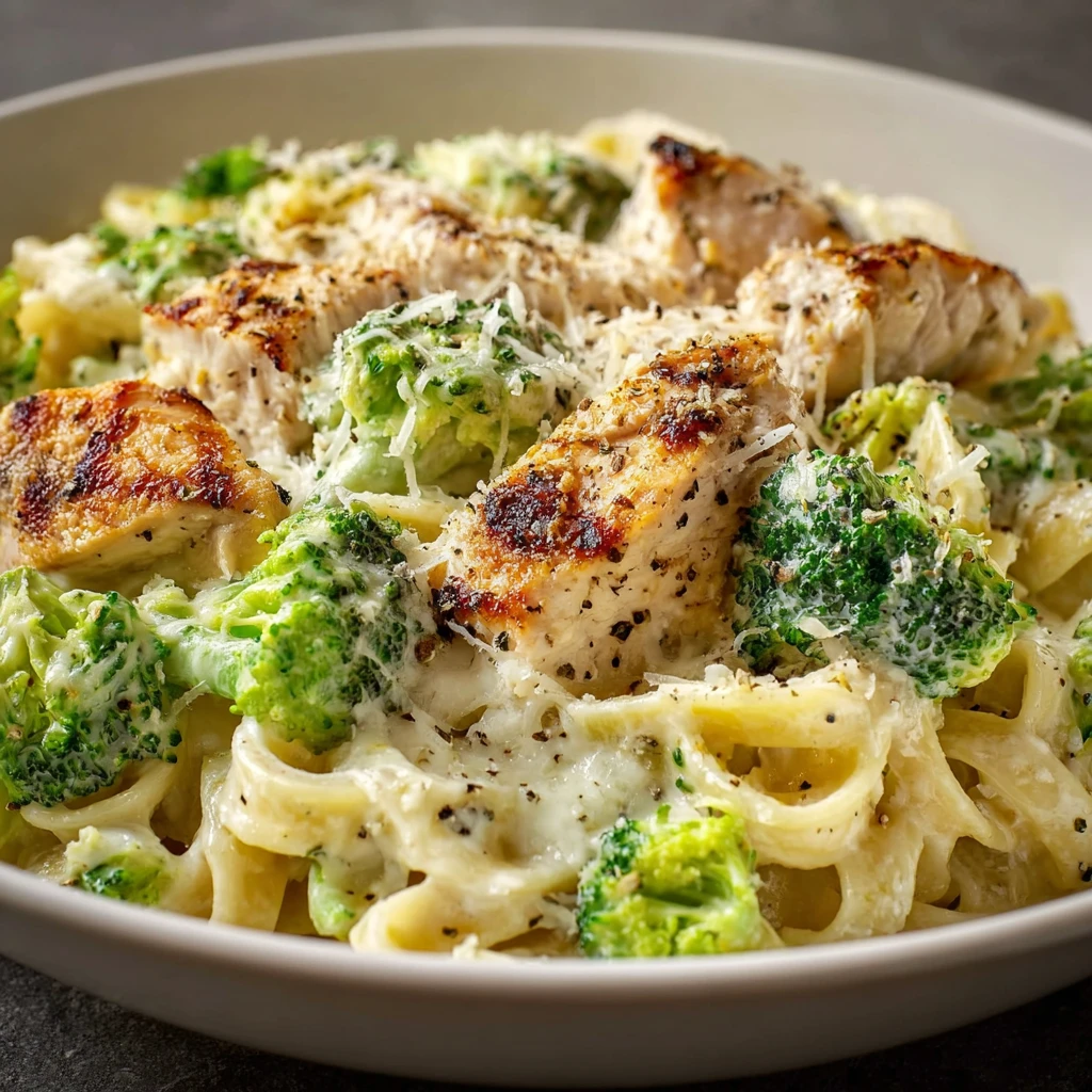 Easy Chicken Broccoli Alfredo Bake Recipe Healthy Chicken Alfredo Casserole Low Carb Chicken Broccoli Bake Gluten-free Chi...