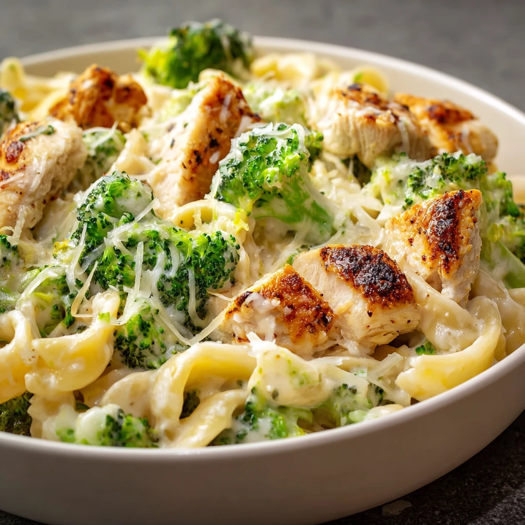 Easy Chicken Broccoli Alfredo Bake Recipe Healthy Chicken Alfredo Casserole Low Carb Chicken Broccoli Bake Gluten-free Chi...