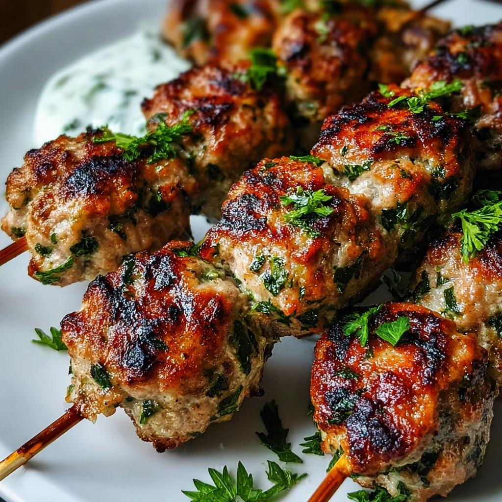 Easy Grilled Turkey Kofta Recipe How To Make Juicy Turkey Skewers Best Spices For Turkey Kofta 30 Minute Turkey Skewers Me...
