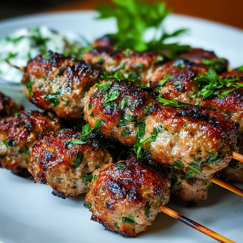 Easy Grilled Turkey Kofta Recipe How To Make Juicy Turkey Skewers Best Spices For Turkey Kofta 30 Minute Turkey Skewers Me...