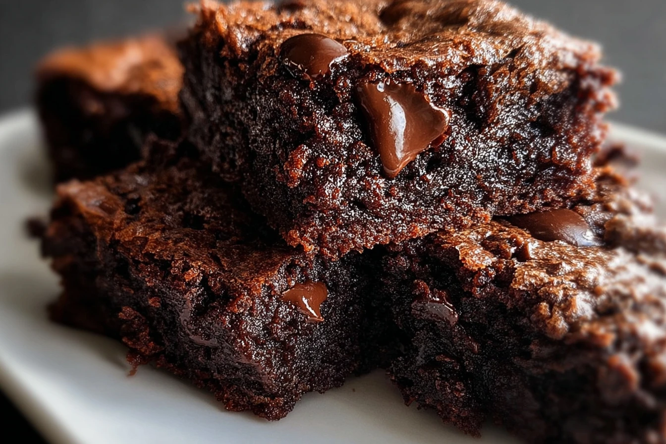 Healthy Black Bean Brownies Recipe Low-calorie Black Bean Brownies Gluten-free Black Bean Brownies Vegan Black Bean Browni...