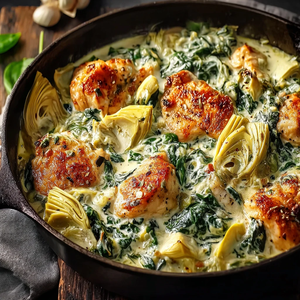 High-protein Chicken Casserole Recipes Spinach Artichoke Chicken Bake Low Carb Spinach Chicken Casserole Keto Artichoke Ch...