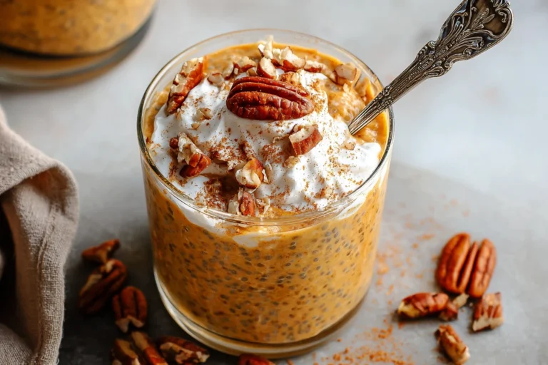 Pumpkin Pie Overnight Oats Recipe Chia Seed Pumpkin Pie Oats Healthy Pumpkin Pie Oats Breakfast Vegan Pumpkin Pie Chia Oat...