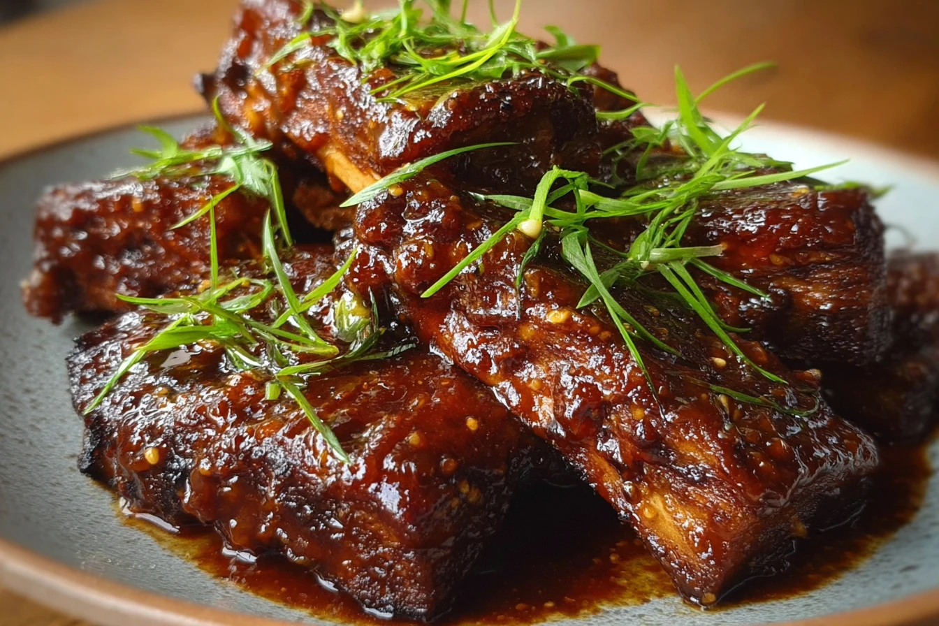 Sticky Asian Pork Ribs Recipe Easy Sticky Asian Pork Ribs Best Sauce For Sticky Pork Ribs How To Cook Sticky Pork Ribs Asi...