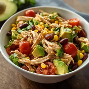Zesty Southwest Chicken Salad Recipe Spicy Chicken Salad Bowl Ideas Healthy Southwest Chicken Meal Options Best Chicken Sa...