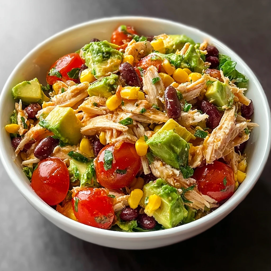 Zesty Southwest Chicken Salad Recipe Spicy Chicken Salad Bowl Ideas Healthy Southwest Chicken Meal Options Best Chicken Sa...